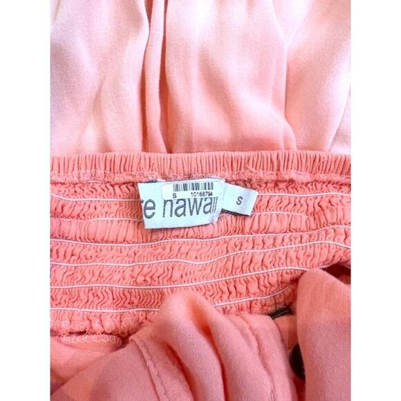 Tiare Hawaii Ombre Button Front Tiered High-Low Maxi Dress – Small - Picture 7 of 8